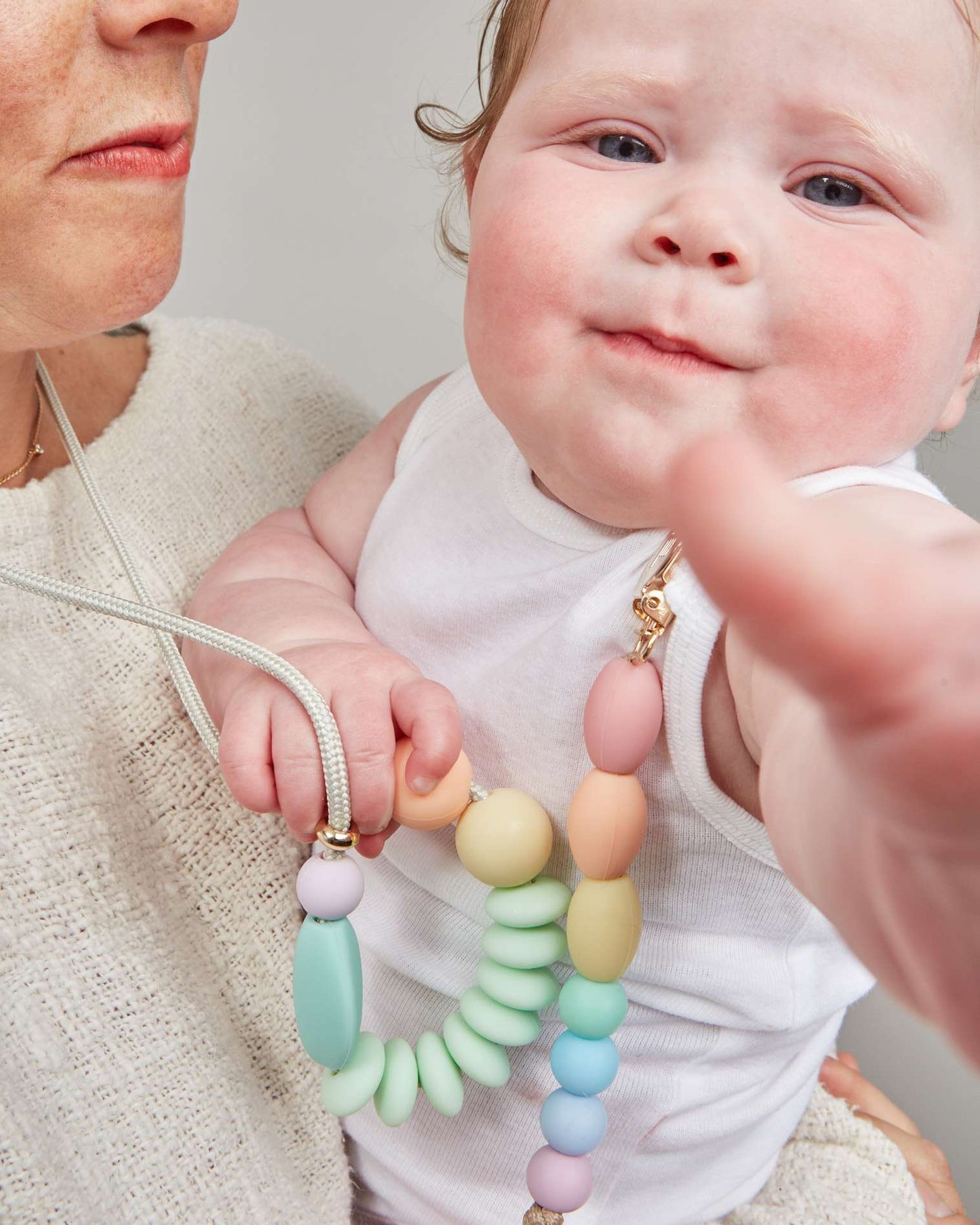 Rainbow Signature Teething Necklace