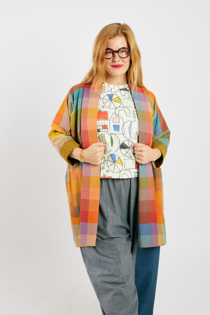 Open Front Cardigan Jacket - Golden Hour