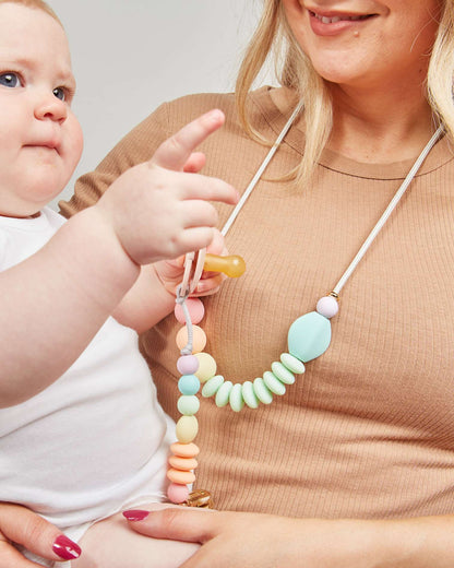 Rainbow Signature Teething Necklace