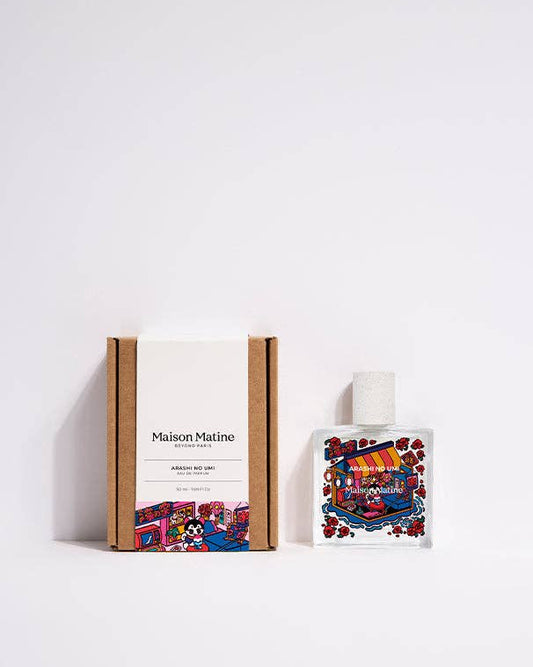 Maison Matine perfume bottle and packaging on a white background