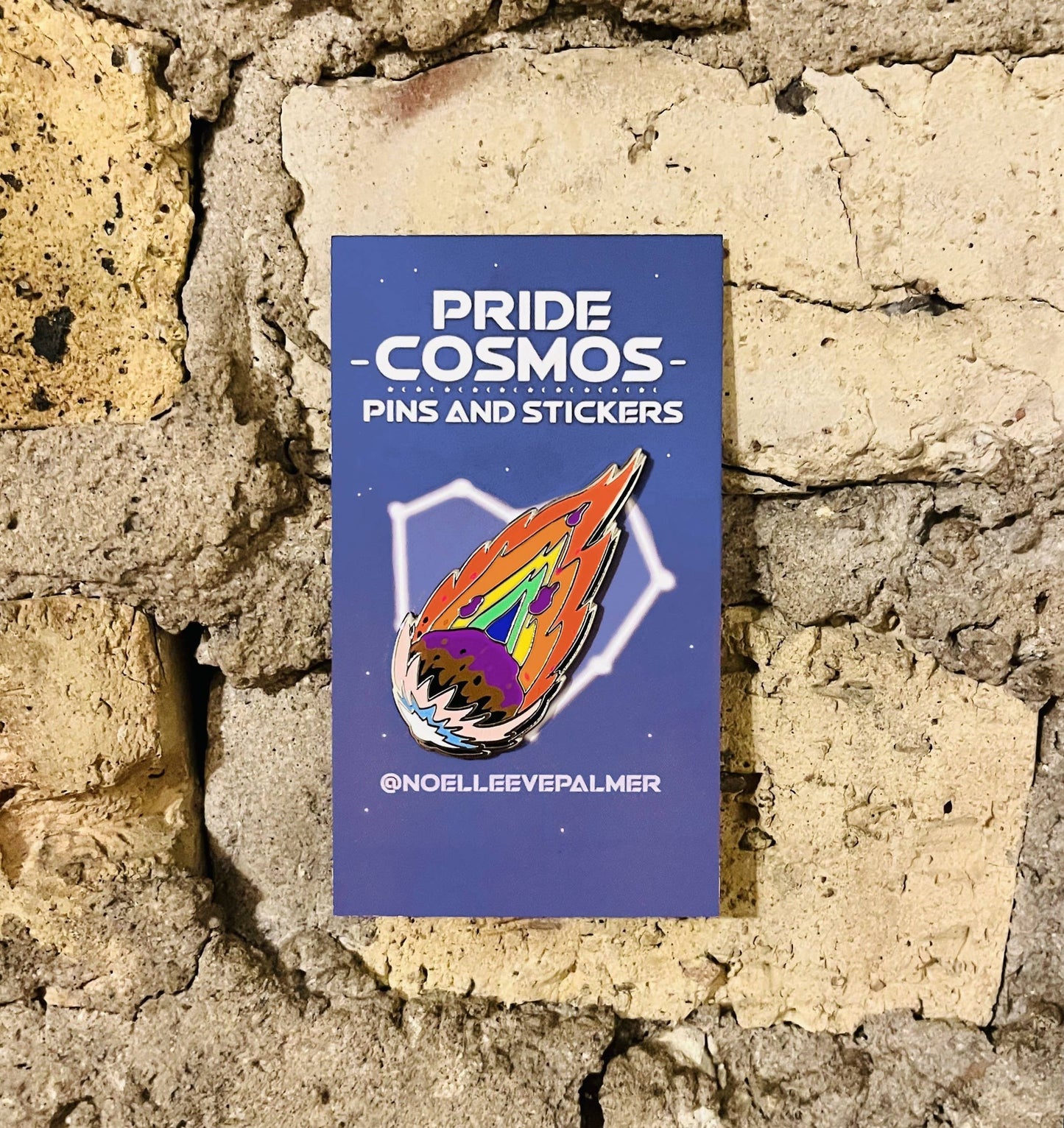 LGBTQ Comet Enamel Pin