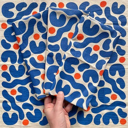 Cotton Tea Towel - Blobs