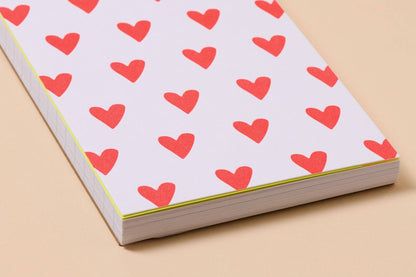 Pocket Spiral Notebook - Hearts