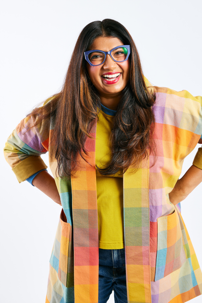 Open Front Cardigan Jacket - Golden Hour