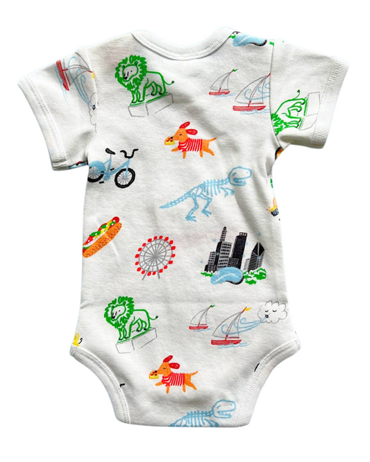 Chicago Adventures - Organic Baby Bodysuit
