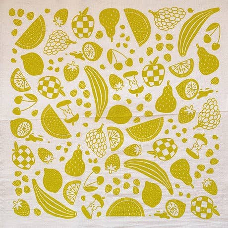 Cotton Tea Towel - Fruit