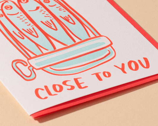 Sardine Love Greeting Card