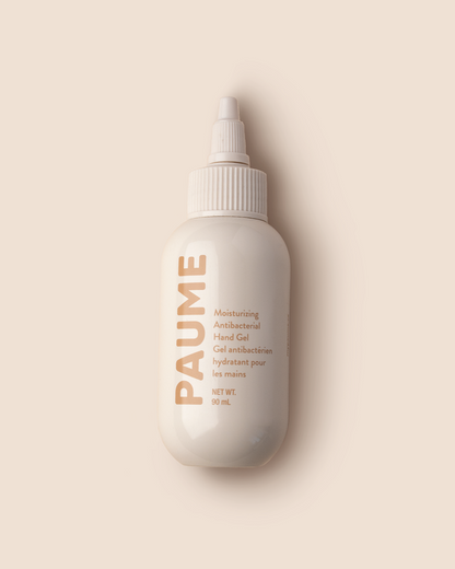 moisturizing hand sanitizer in travel bottle