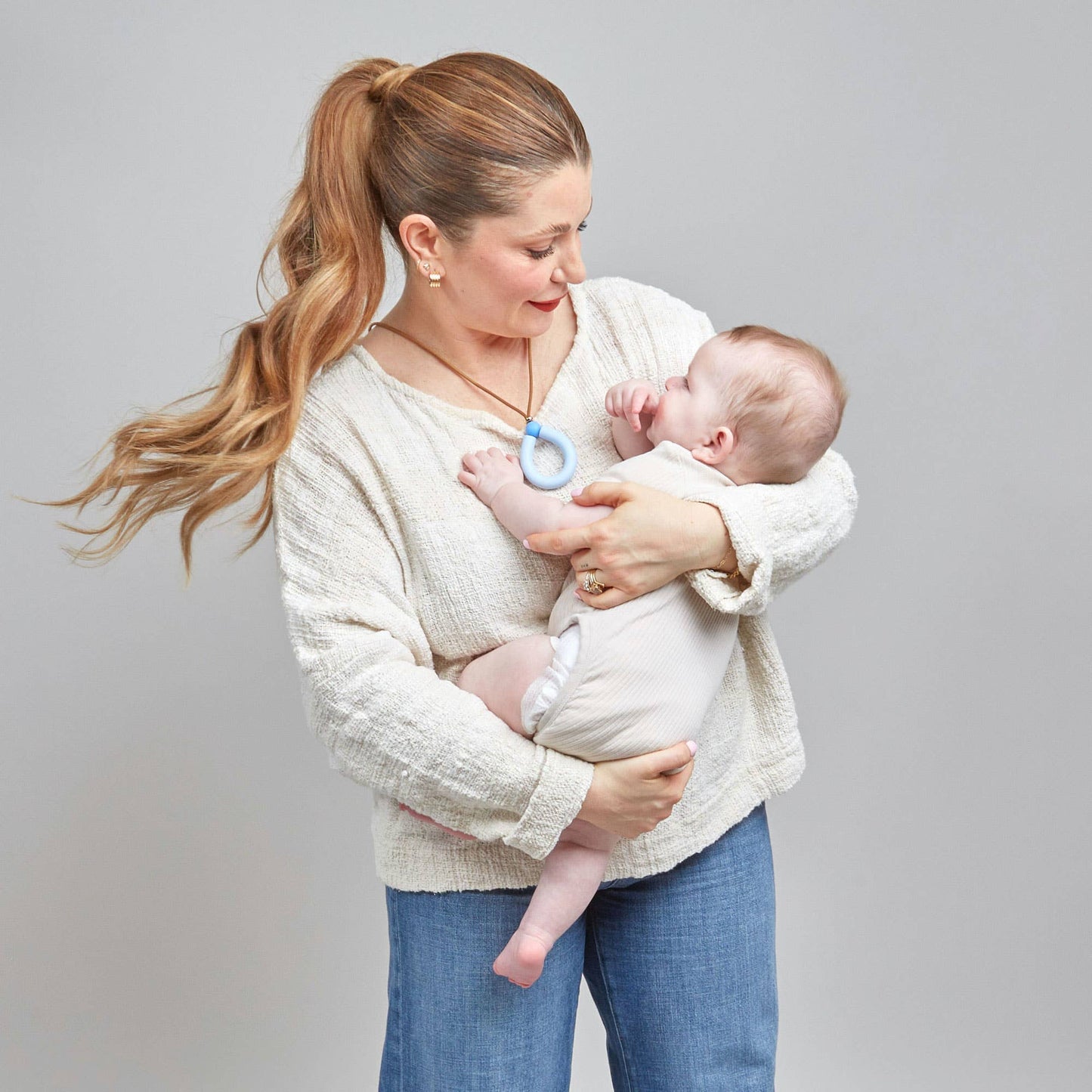 Bluebell Orbit Teething Necklace