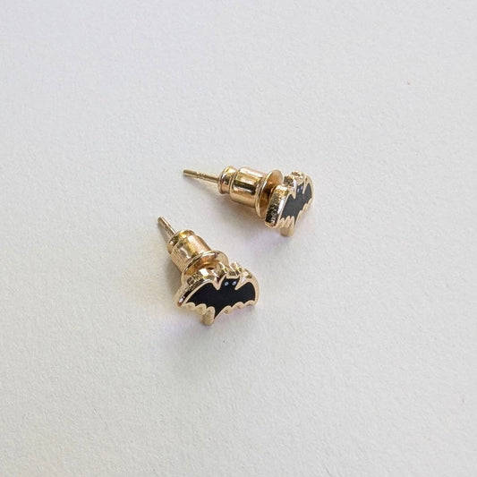 Bat Enamel Stud Earrings