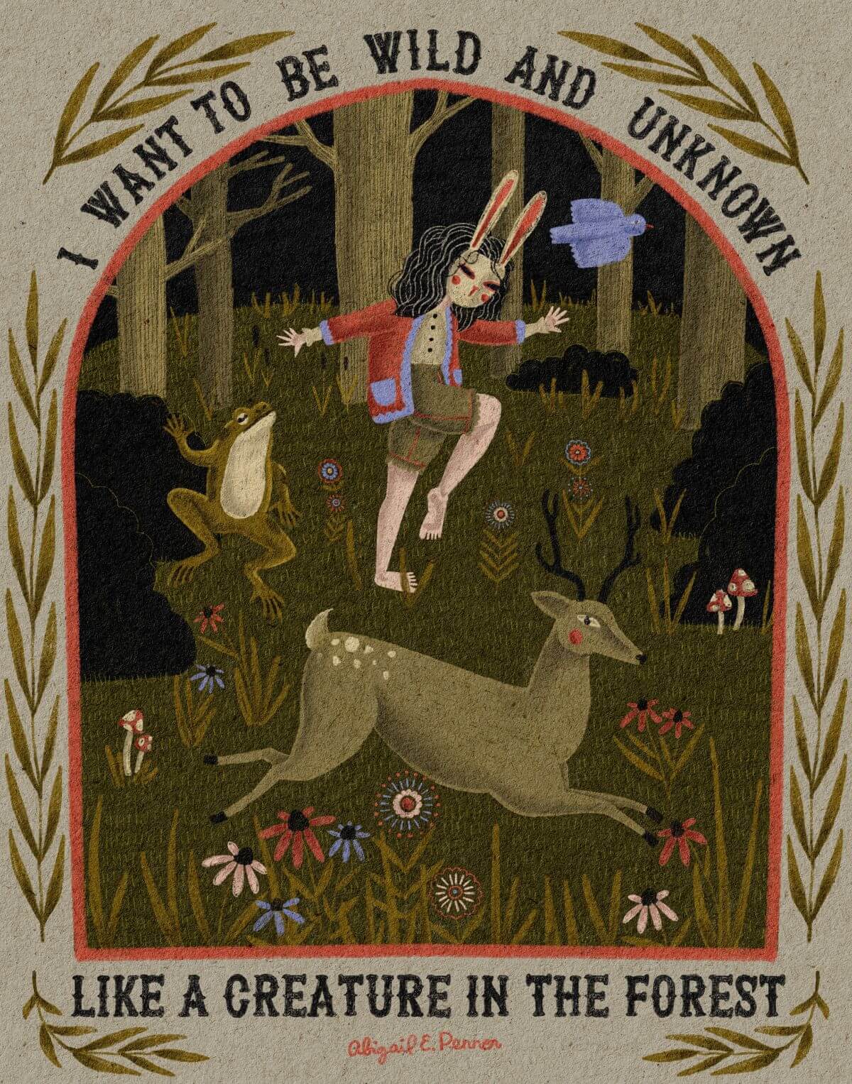 Wild and Unknown - Art Print – Lilla Barn Clothing