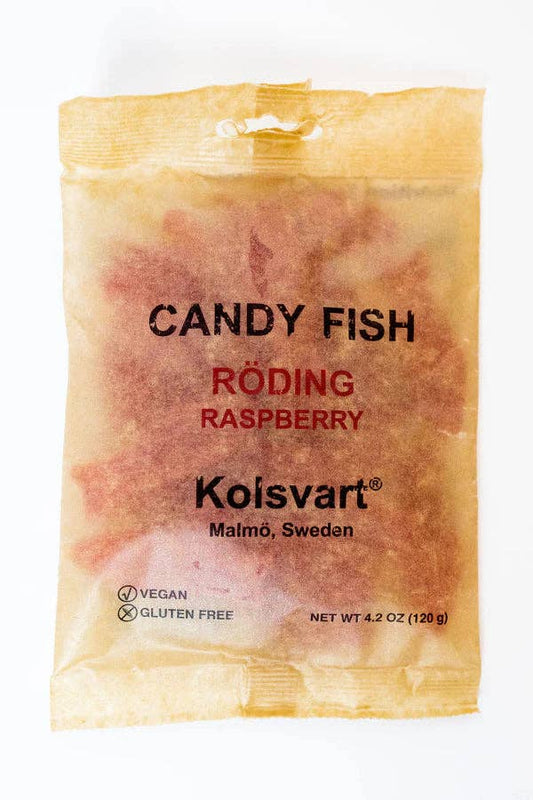 Kolsvart Sweet Raspberry - Gummy Swedish Fish