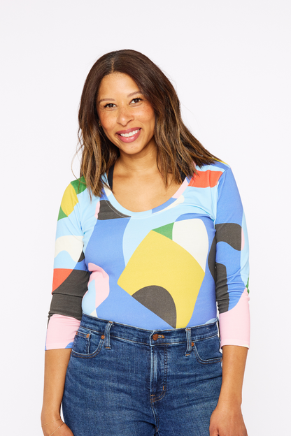 Organic Grown-up Fitted Top - Circus