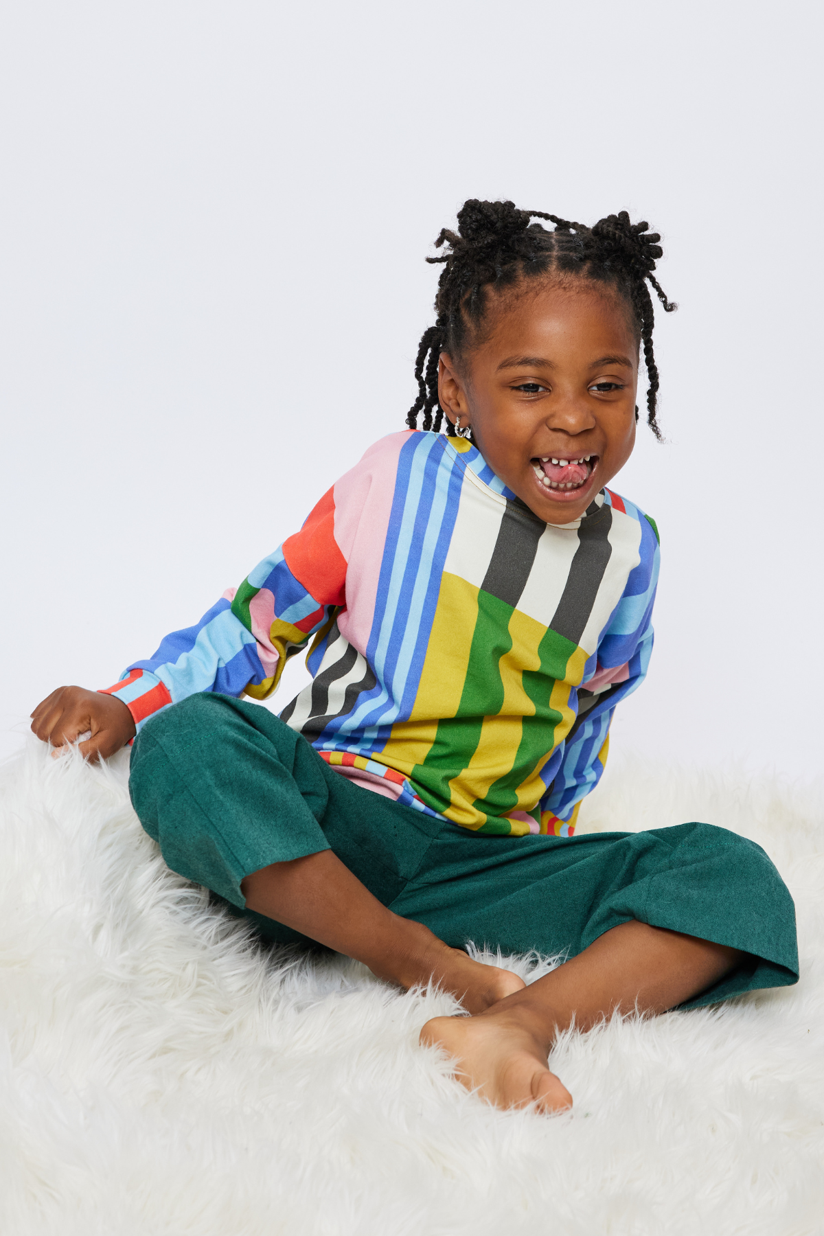 Toddler & Kid Elastic Waist Pants - Forest Green