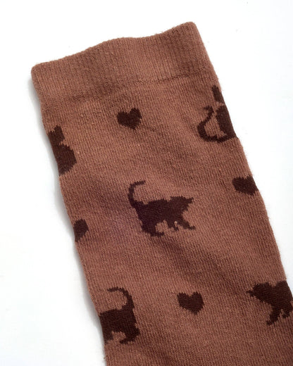 Organic Cotton Grown-up Socks - Cats!