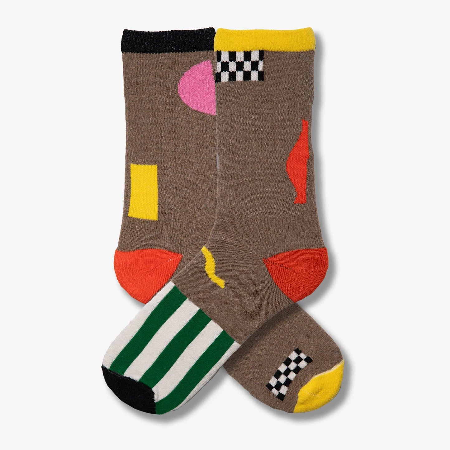@ashleymaryart Collage Crew Socks - Brownie Points