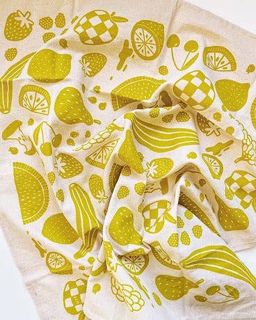 Cotton Tea Towel - Fruit