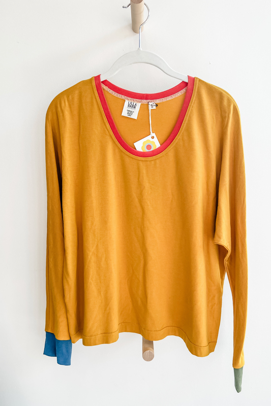 Every Day Top - Gold Colorblock - Small