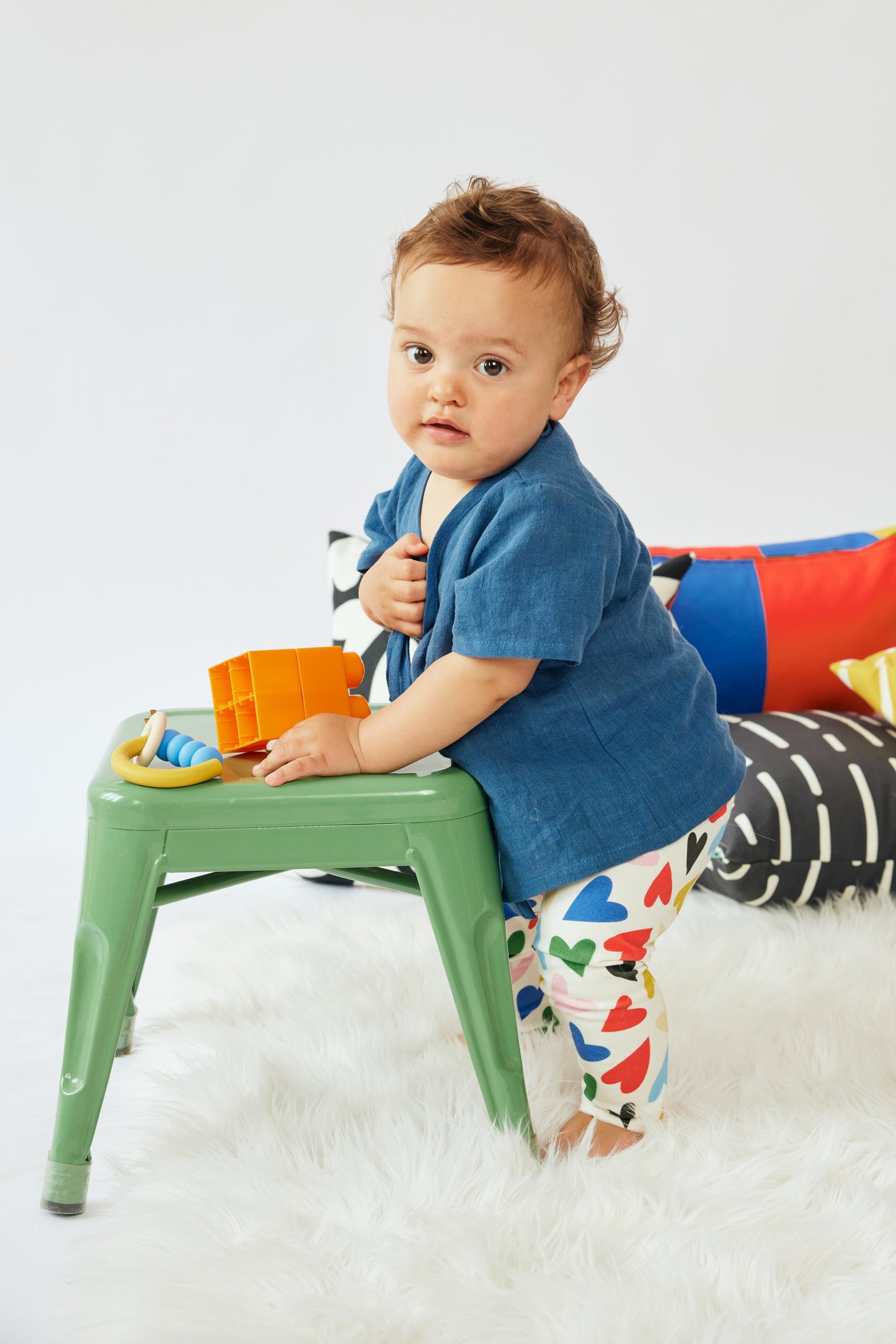 Baby & Kid Organic Leggings - Love You