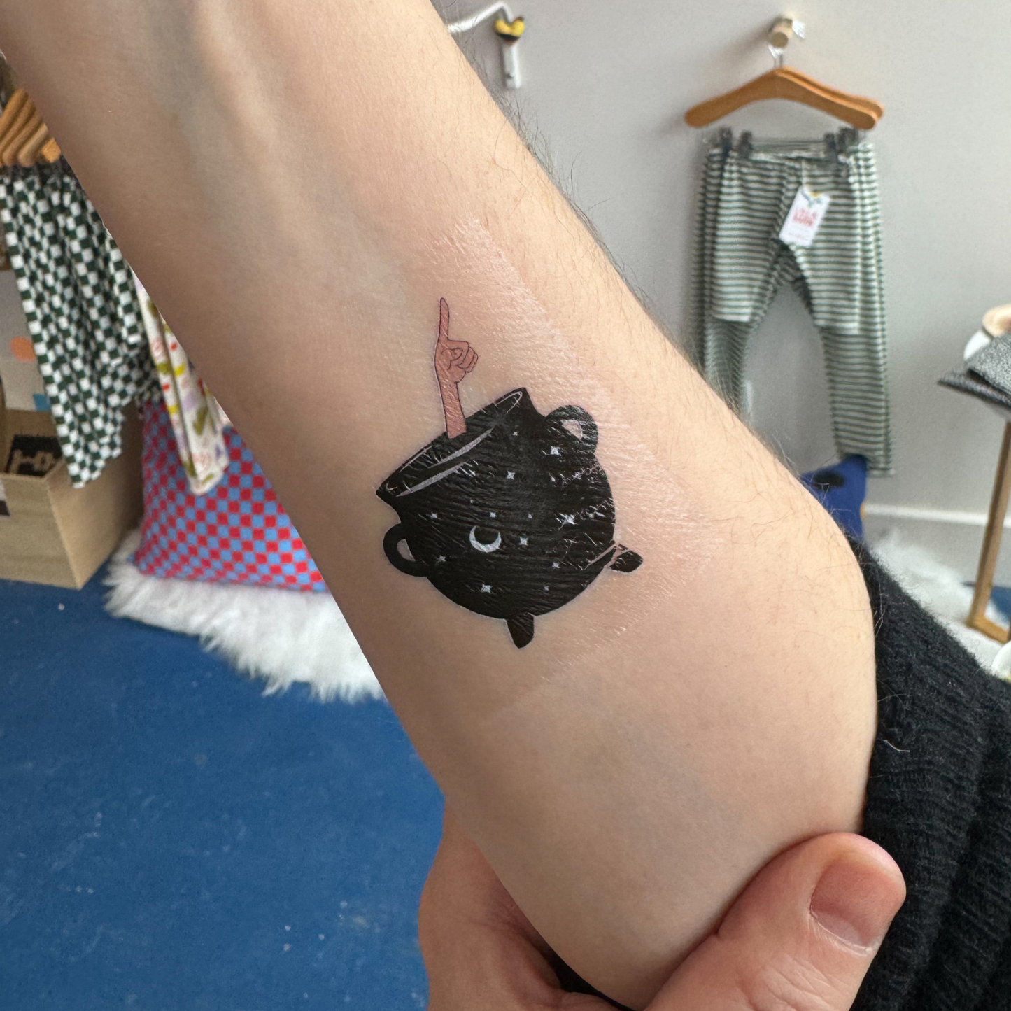 Cauldron Made Temporary Tattoo