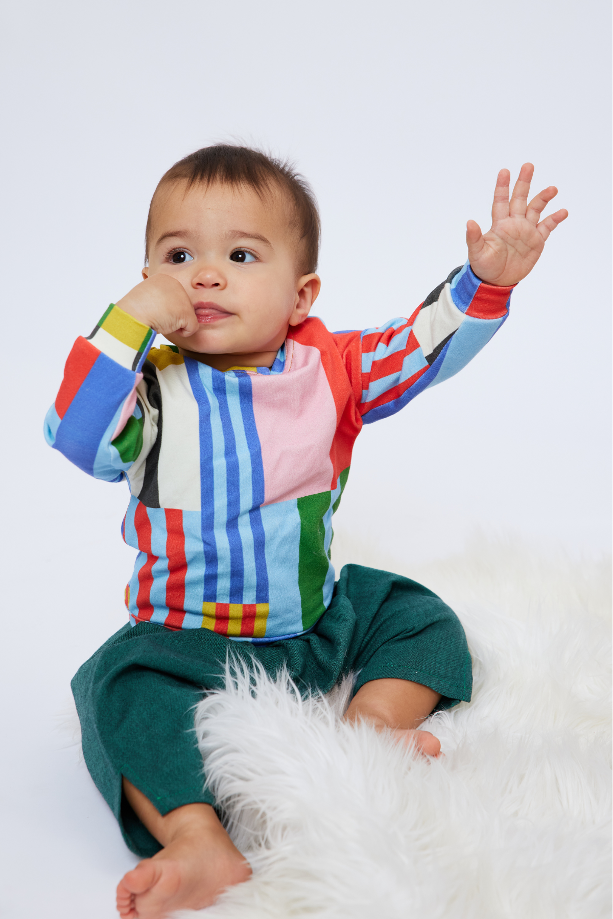 Baby & Toddler Pullover Top - Window Stripes