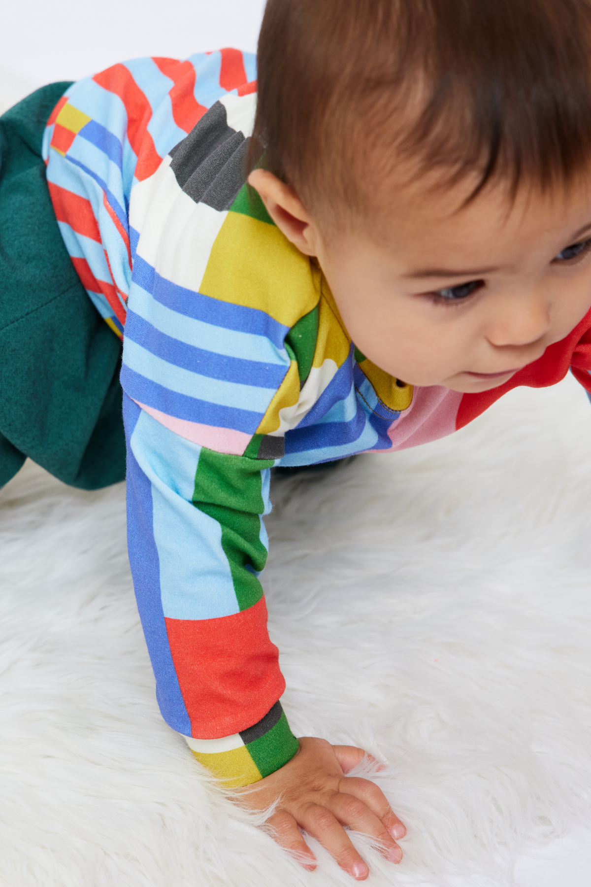 Baby & Toddler Pullover Top - Window Stripes