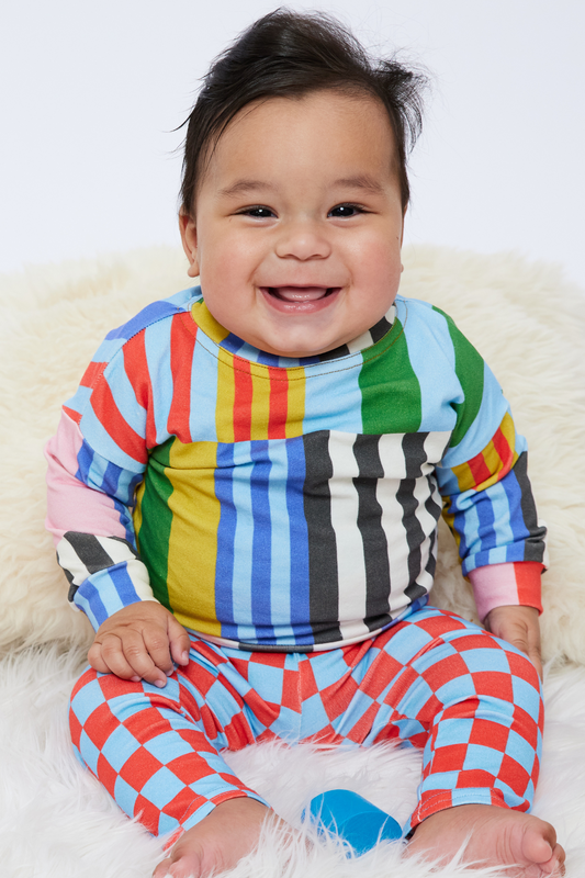 Baby & Toddler Pullover Top - Window Stripes