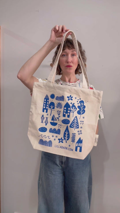 Organic Cotton Tote Bag - Lilla Barn