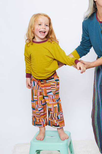 Toddler & Kid Elastic Waist Pants - Desert