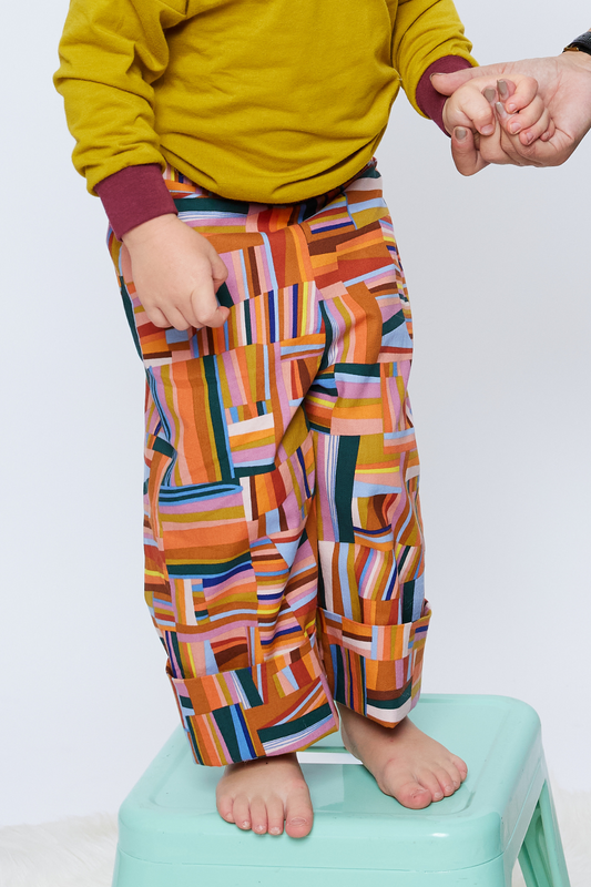 Toddler & Kid Elastic Waist Pants - Desert