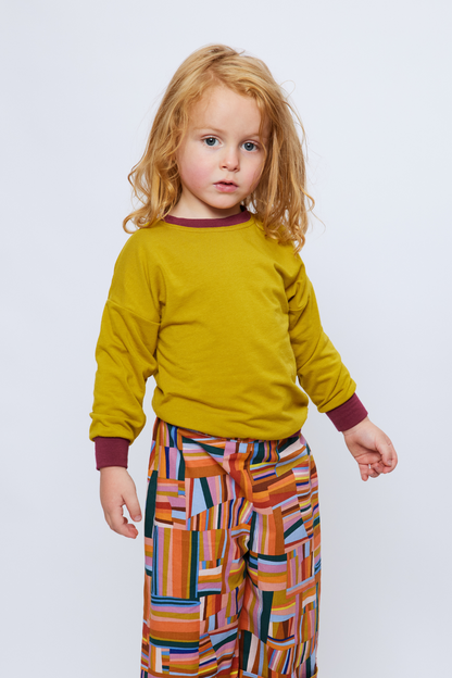 Toddler & Kid Elastic Waist Pants - Desert