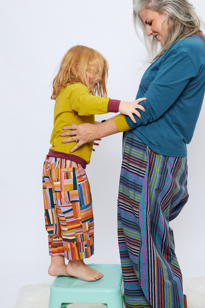 Toddler & Kid Elastic Waist Pants - Desert