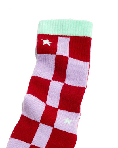Organic Cotton Grown-up Socks - Racecar