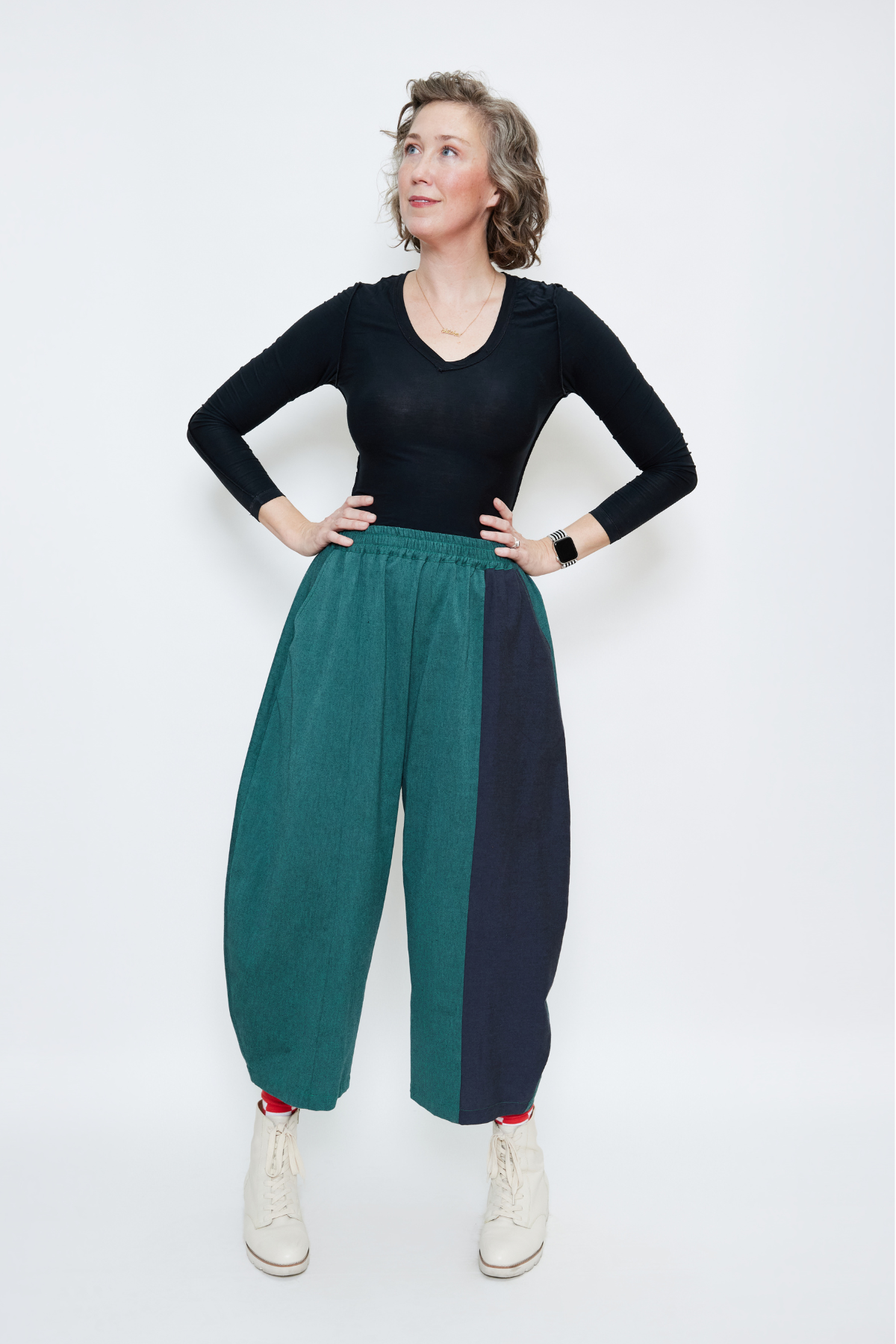 Grown-up Statement Pants - Mossy