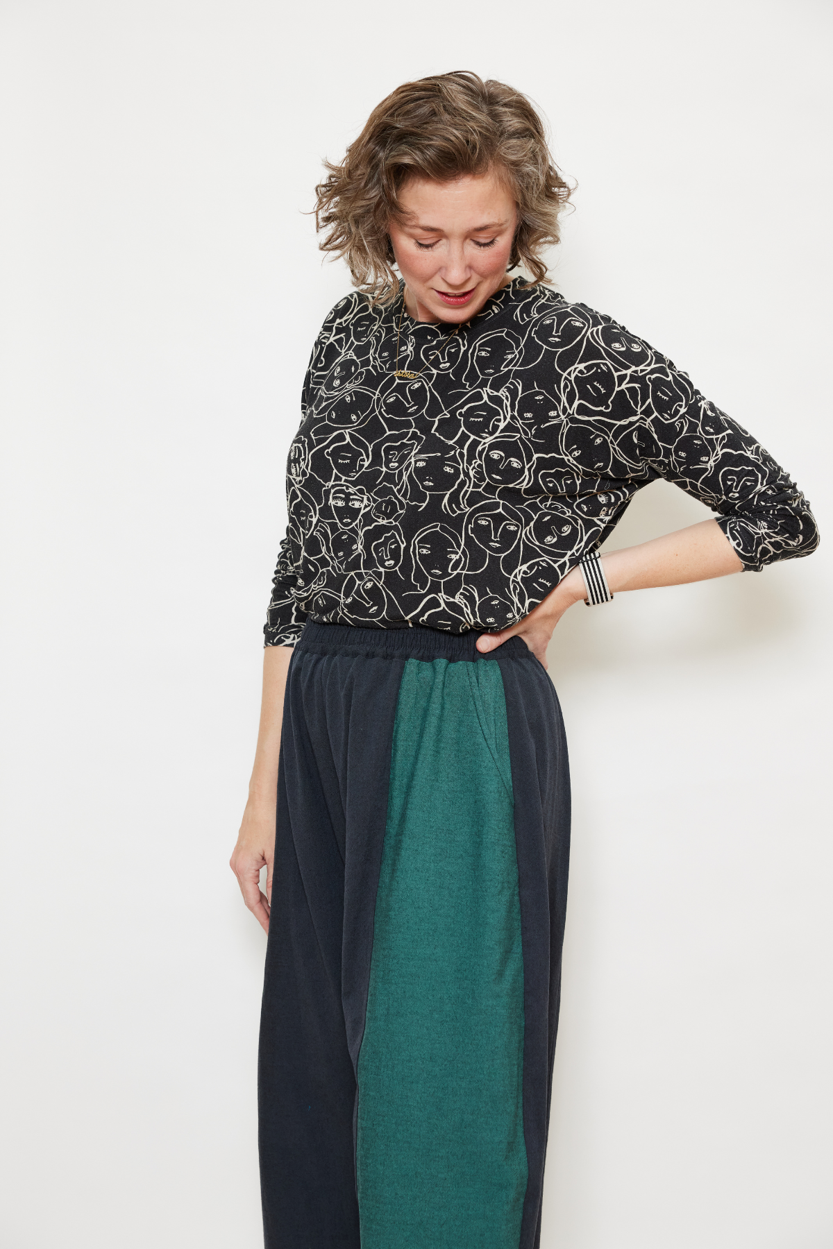 Grown-up Statement Pants - Mossy