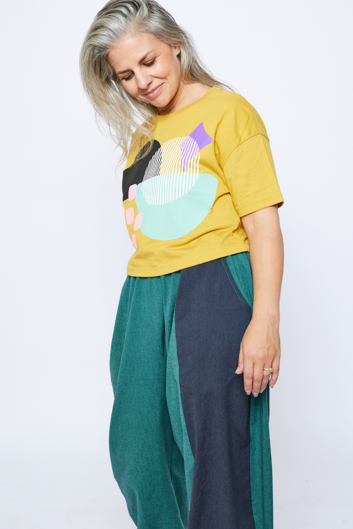 Grown-up Statement Pants - Mossy