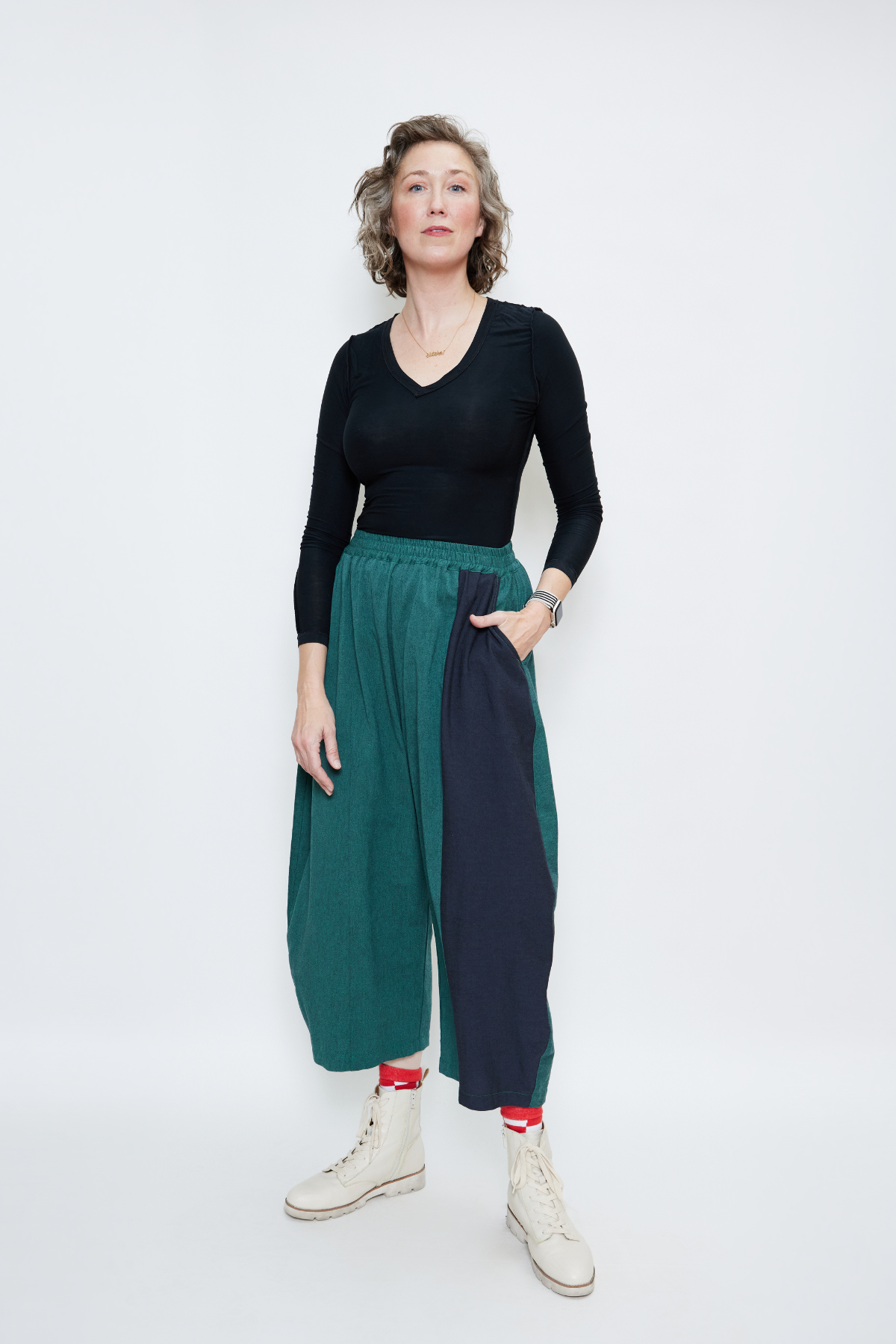 Grown-up Statement Pants - Mossy
