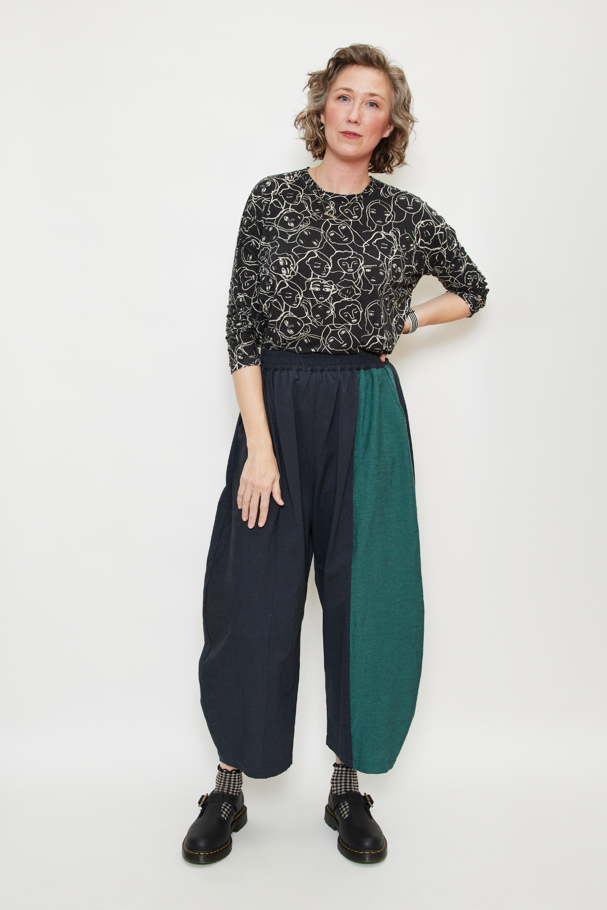 Grown-up Statement Pants - Mossy