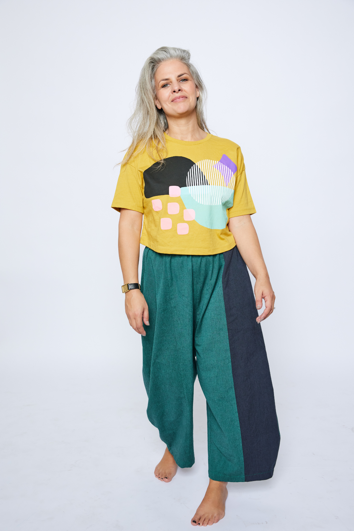 Grown-up Statement Pants - Mossy