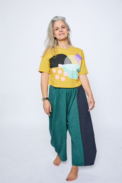 Grown-up Statement Pants - Mossy