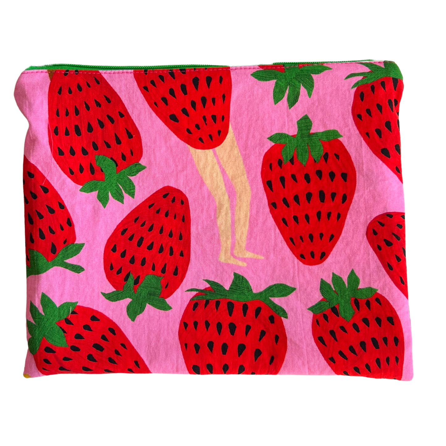 Zipper Pouch - Walking Strawbs