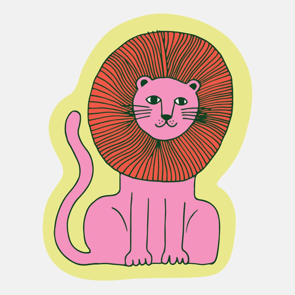 Lion Sticker