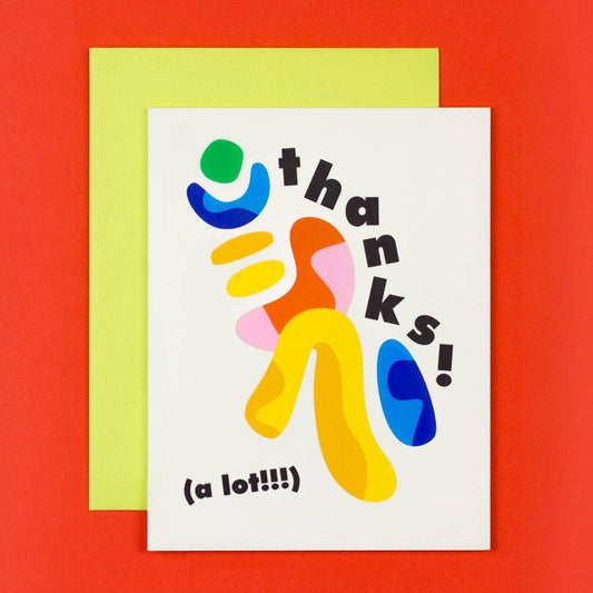 Thanks a Lot Card - Blank Inside