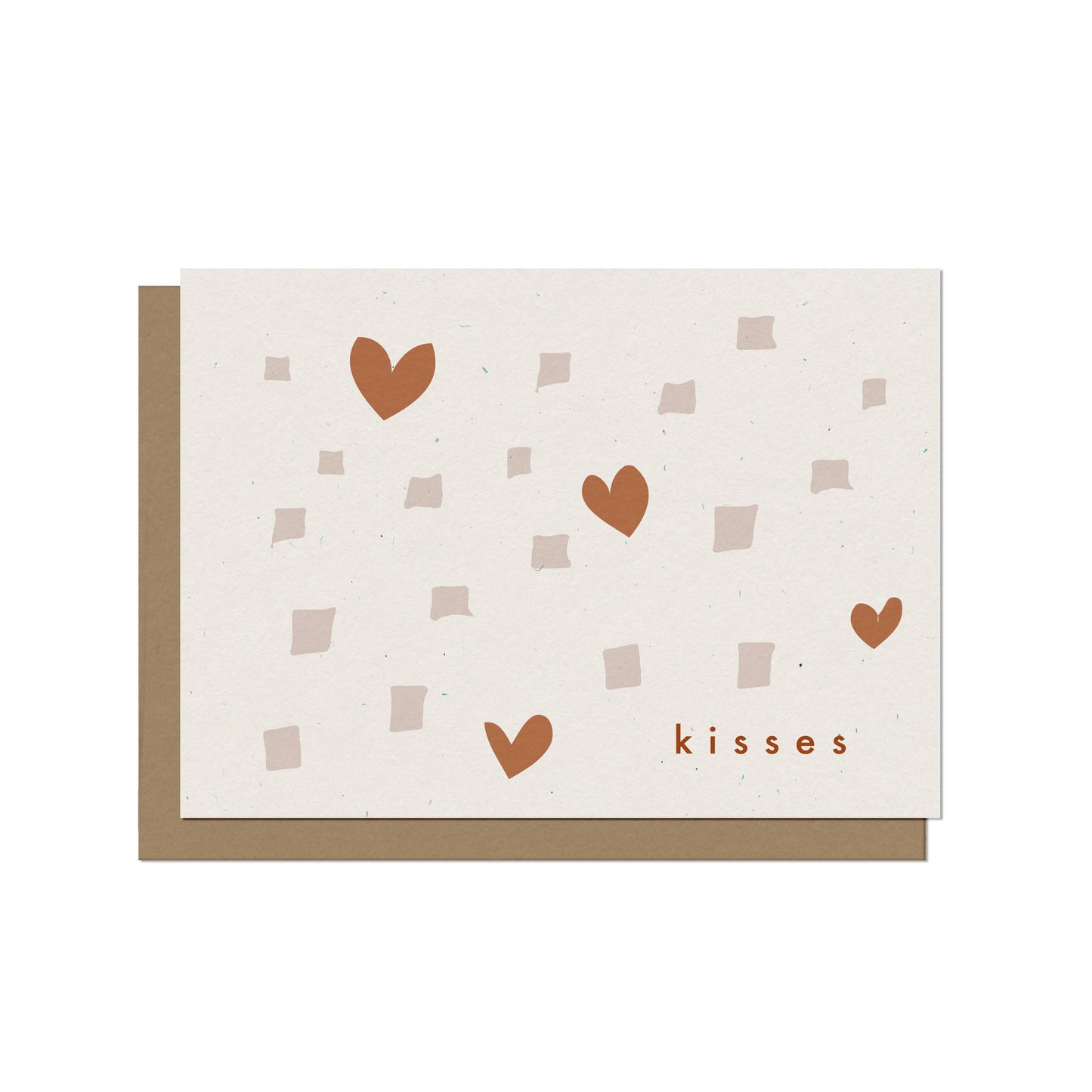 Kisses Love Blank Card