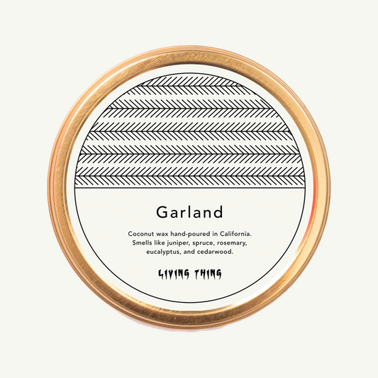 Garland Holiday Candle Travel Tin: Spruce + Eucalyptus