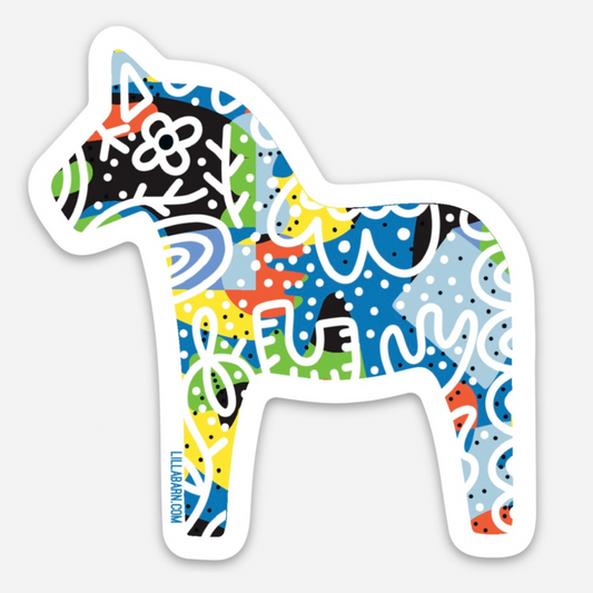 Dala Horse Sticker