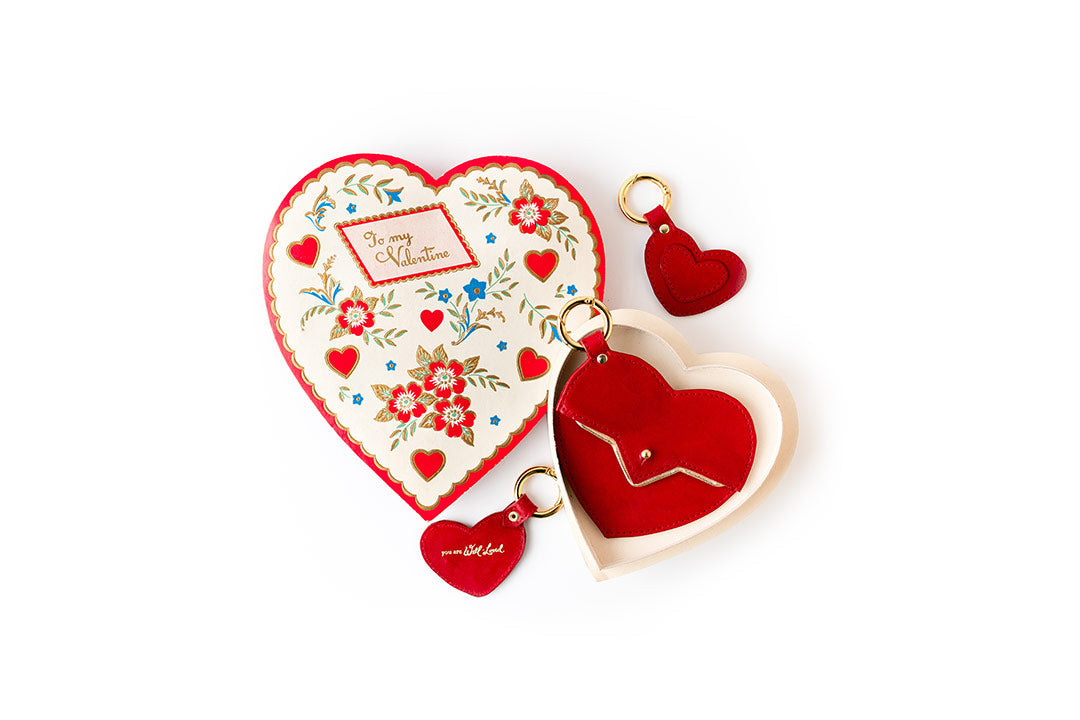 Well-Loved Heart Key Ring