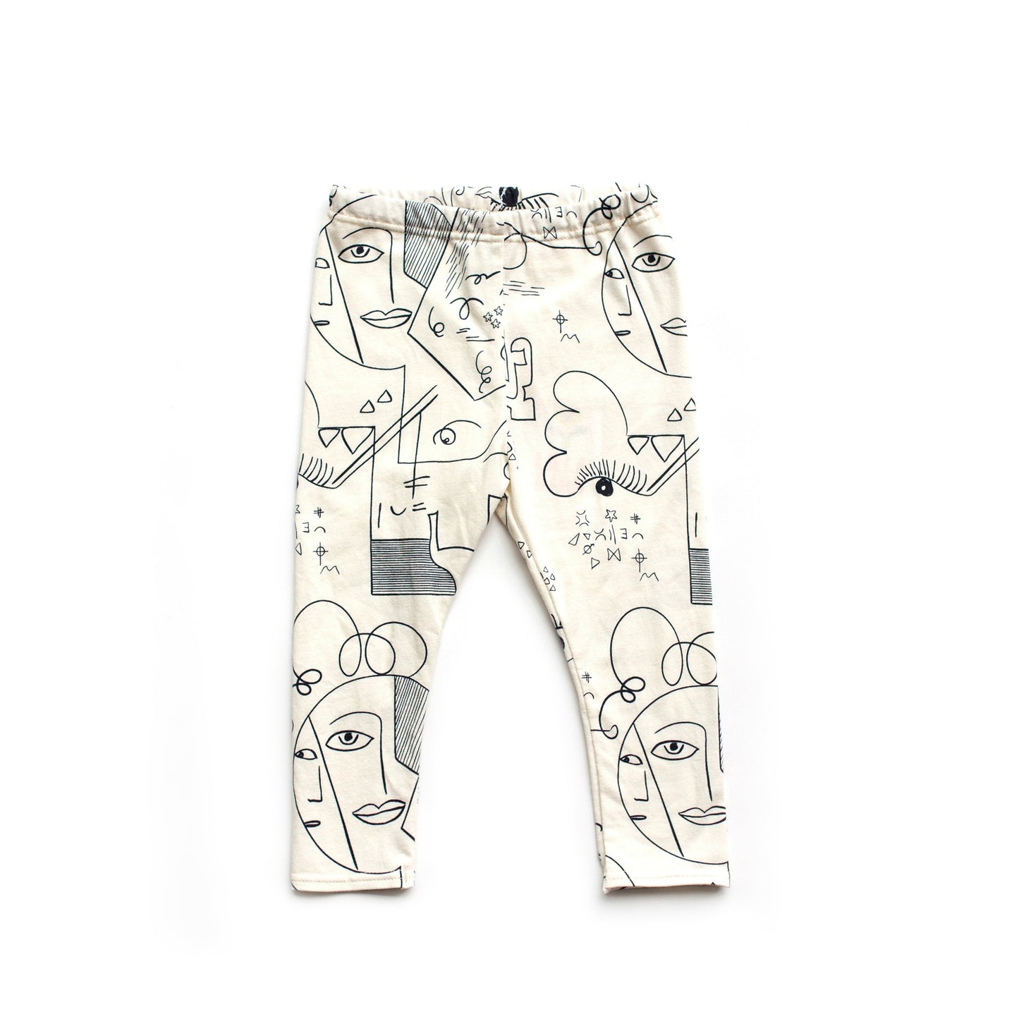 Lilla Barn Clothing | Gender Neutral baby & kid leggings | cream art
