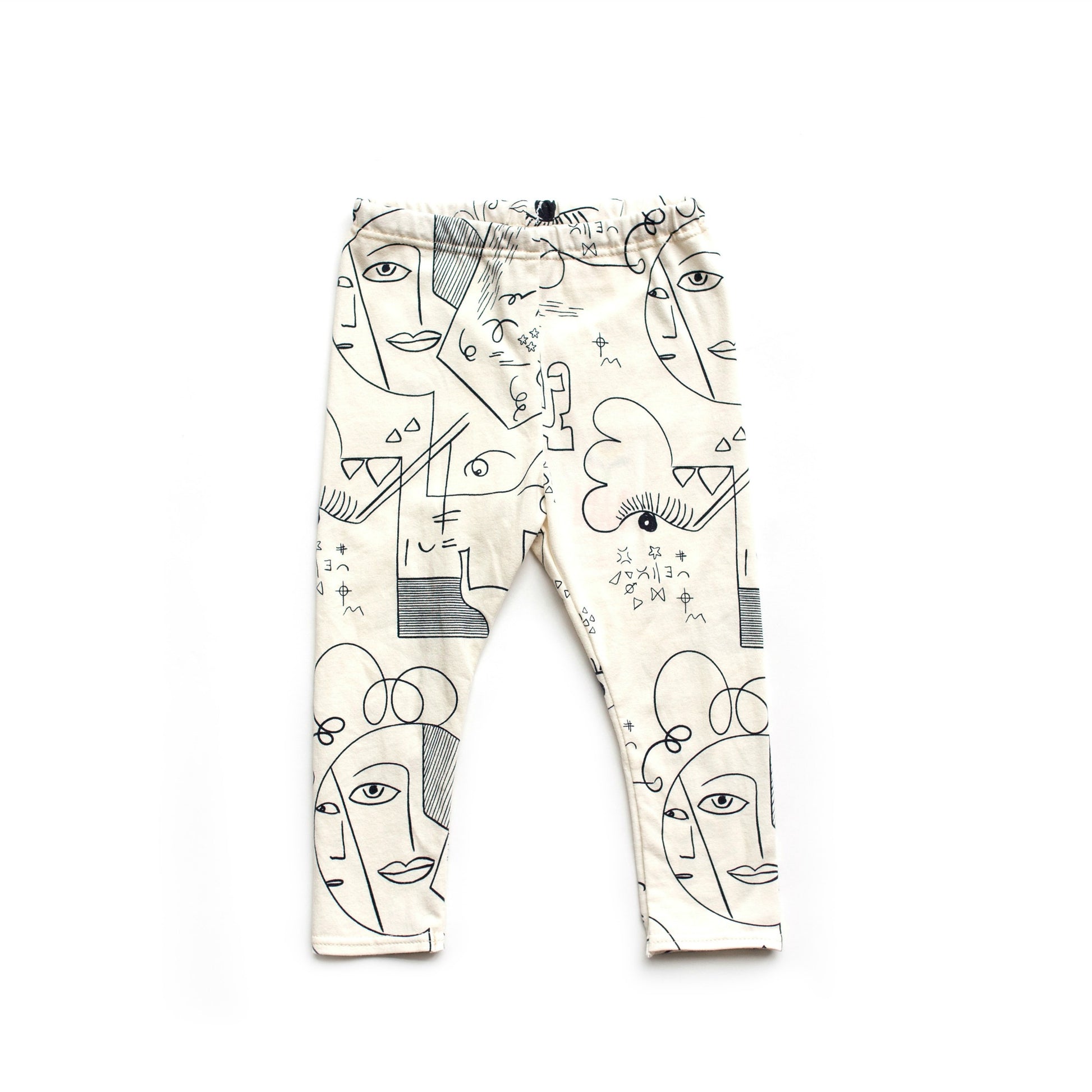 Lilla Barn Clothing | Gender Neutral baby & kid leggings | cream art