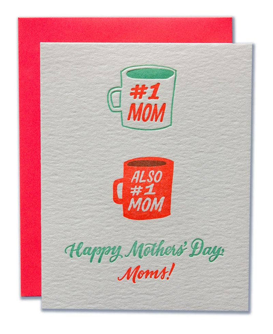 #1 Moms Card - LGBTQ Mother's Day Card